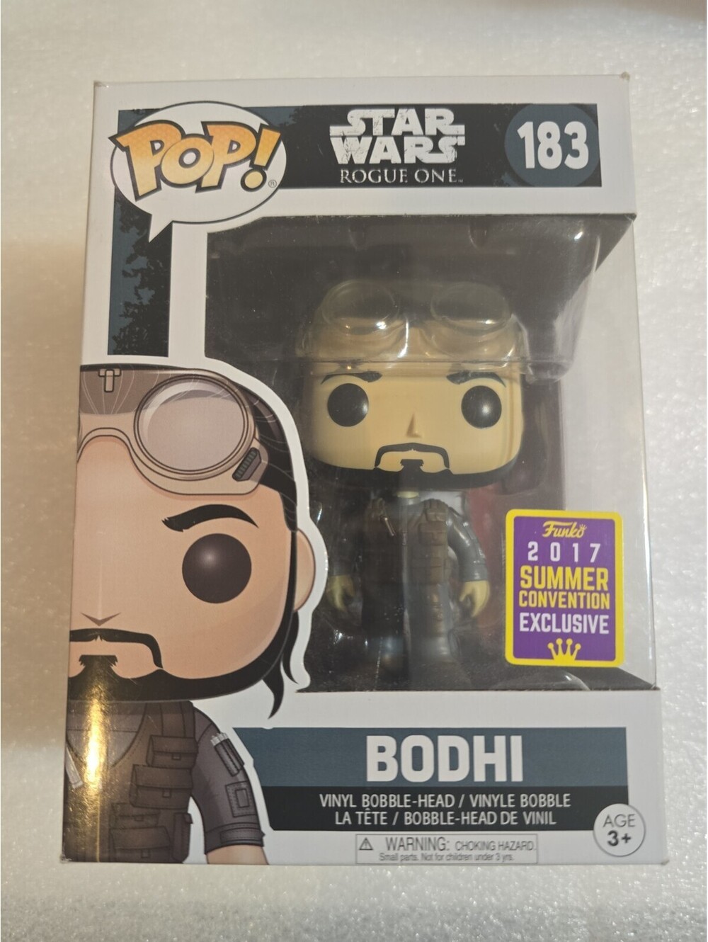 Funko Pop! Rogue One: Star Wars 183 Bodhi 2017 SDCC Exclusive Vaulted NIB